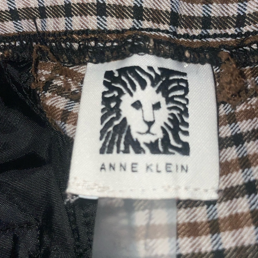 Plaid work pants